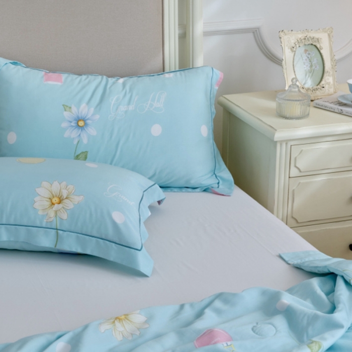 91家纺网 家纺一手货源 找家纺 棉生活家纺 2022新款莫代尔天丝夏被爱的味道