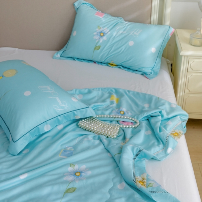 91家纺网 家纺一手货源 找家纺 棉生活家纺 2022新款莫代尔天丝夏被爱的味道