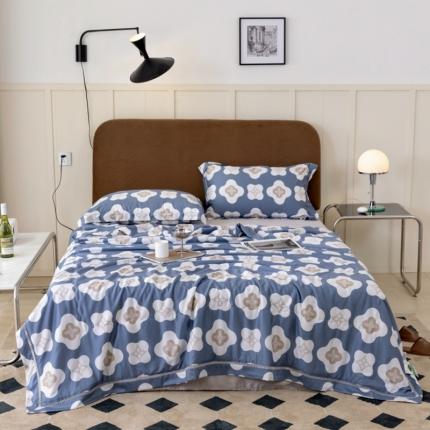 棉生活家纺 2022新款莫代尔天丝夏被莫尔蓝