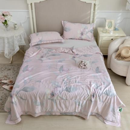 棉生活家纺 2022新款莫代尔天丝夏被若兮粉