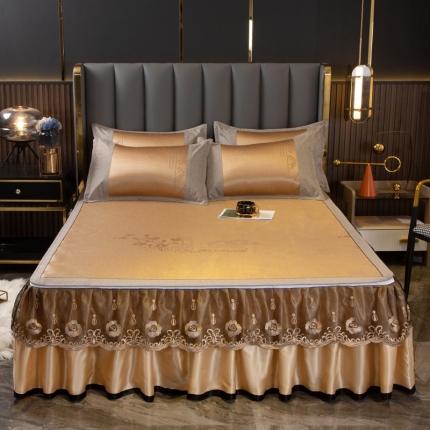 能好 2022新款提花冰藤床裙款 君悦 金