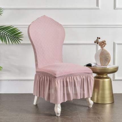 布卢姆沙发套2022新款金针提花纯色系列组合沙发套系列 椅子套 金提粉