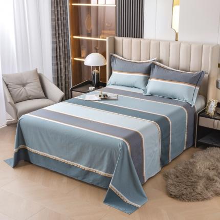 91家纺网 家纺一手货源 找家纺 （总）锦罗绣 2024新款纯棉全棉13376印花单床单