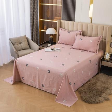 91家纺网 家纺一手货源 找家纺 （总）锦罗绣 2024新款纯棉全棉13376印花单床单