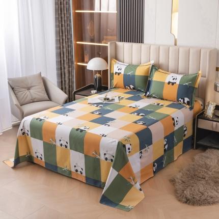 91家纺网 家纺一手货源 找家纺 （总）锦罗绣 2024新款纯棉全棉13376印花单床单