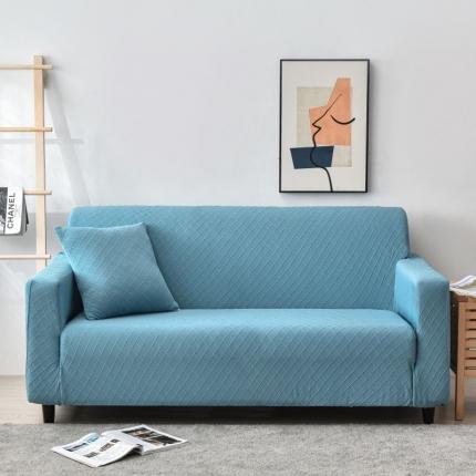 布卢姆沙发套2022新款金针提花纯色系列组合沙发套系列 沙发套 金提蓝