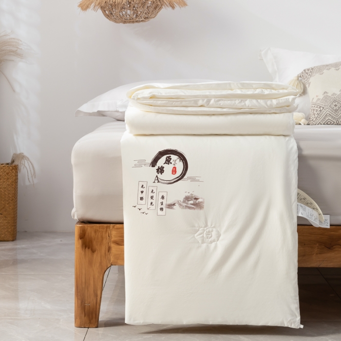 91家纺网 家纺一手货源 找家纺 （总）魅图 2025新款直播原棉大豆夏凉被云朵空调被芯被子