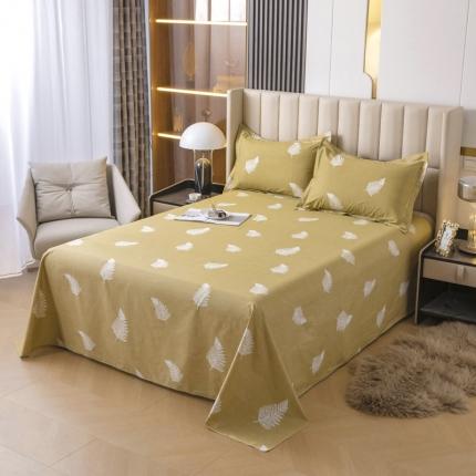 锦罗绣 2024新款纯棉全棉13376印花单床单 素锦