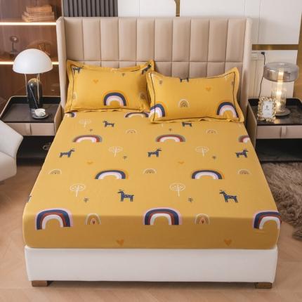 91家纺网 家纺一手货源 找家纺 （总）锦罗绣 2024新款纯棉全棉13376印花单床笠