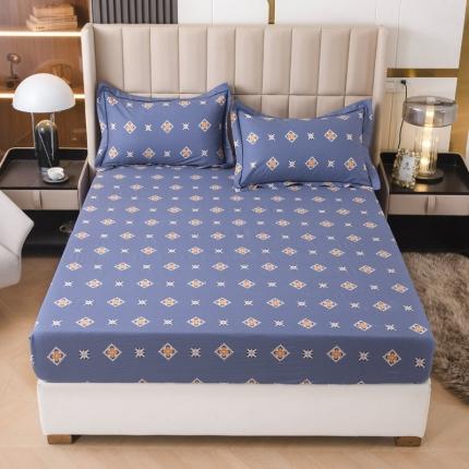 91家纺网 家纺一手货源 找家纺 （总）锦罗绣 2024新款纯棉全棉13376印花单床笠