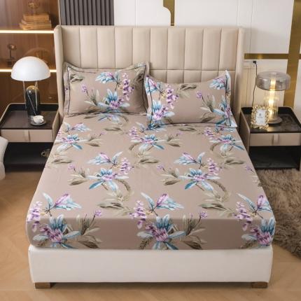 91家纺网 家纺一手货源 找家纺 （总）锦罗绣 2024新款纯棉全棉13376印花单床笠