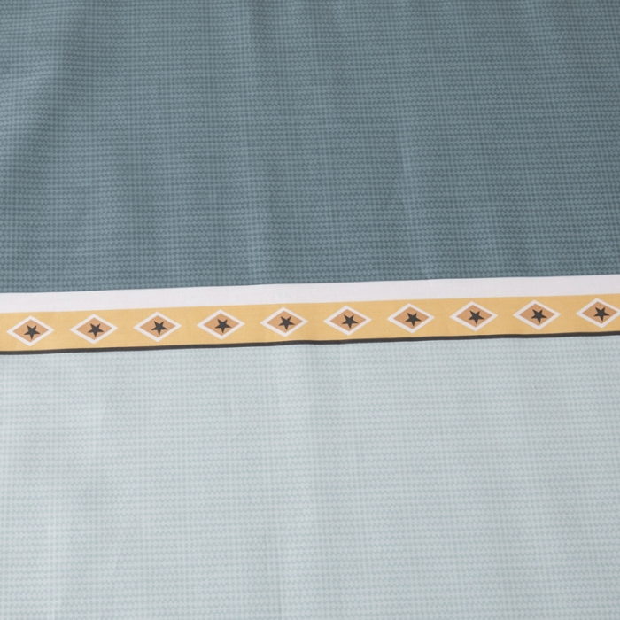 91家纺网 家纺一手货源 找家纺 锦罗绣 2024新款纯棉全棉13376印花单床笠 捷意一蓝