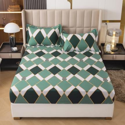 锦罗绣 2024新款纯棉全棉13376印花单床笠 墨菲