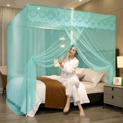 91家纺网 家纺一手货源 找家纺 （总）初心家纺 2025新宫廷落地加密单开门蚊帐-恋人心