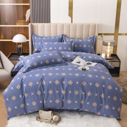 91家纺网 家纺一手货源 找家纺 （总）锦罗绣 2024新款纯棉全棉13376印花四件套