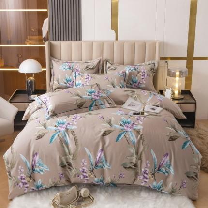 91家纺网 家纺一手货源 找家纺 （总）锦罗绣 2024新款纯棉全棉13376印花四件套