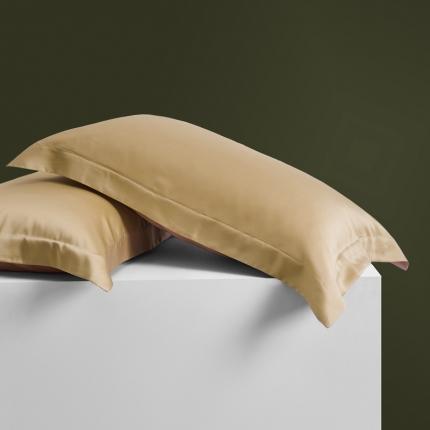 91家纺网 家纺一手货源 找家纺 （总）顾家家居 2023新款60支LF兰静兰精天丝单品双拼枕套