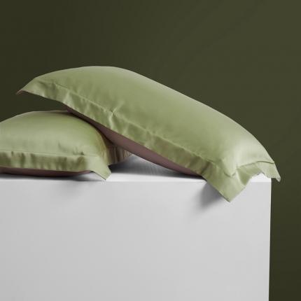 91家纺网 家纺一手货源 找家纺 （总）顾家家居 2023新款60支LF兰静兰精天丝单品双拼枕套