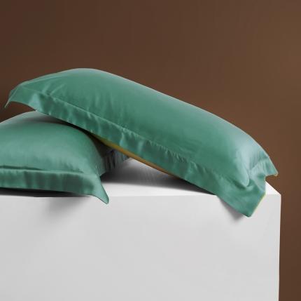 91家纺网 家纺一手货源 找家纺 （总）顾家家居 2023新款60支LF兰静兰精天丝单品双拼枕套