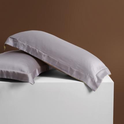 91家纺网 家纺一手货源 找家纺 （总）顾家家居 2023新款60支LF兰静兰精天丝单品双拼枕套