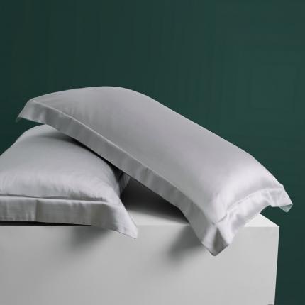 91家纺网 家纺一手货源 找家纺 （总）顾家家居 2023新款60支LF兰静兰精天丝单品双拼枕套