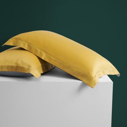 91家纺网 家纺一手货源 找家纺 （总）顾家家居 2023新款60支LF兰静兰精天丝单品双拼枕套