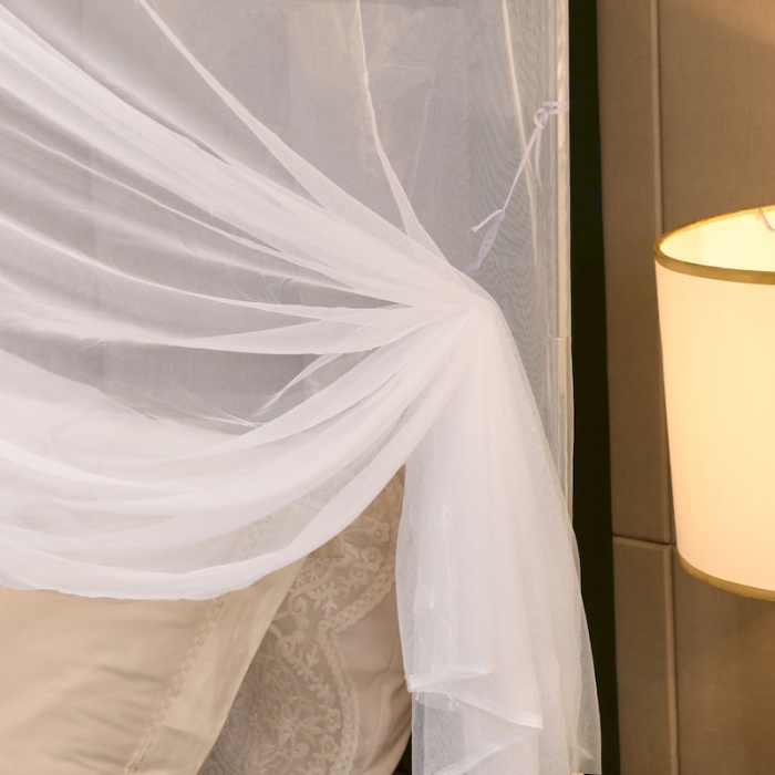 91家纺网 家纺一手货源 找家纺 初心家纺 2022新宫廷落地加密蚊帐-恋人心 恋人心白色