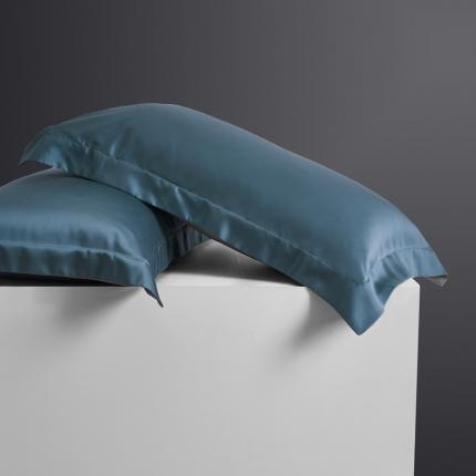 91家纺网 家纺一手货源 找家纺 （总）顾家家居 2023新款60支LF兰静兰精天丝单品双拼枕套