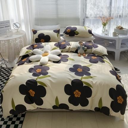 91家纺网 家纺一手货源 找家纺 （总）捌月2024新款13372全棉四件套玛奇朵系列