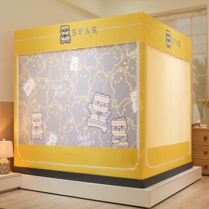 91家纺网 家纺一手货源 找家纺 （总）卓尔居 2022新款成人坐床床帘蚊帐