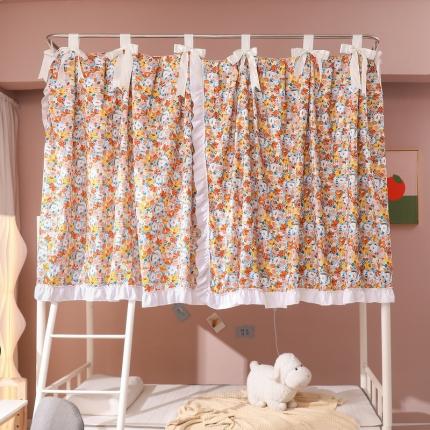 91家纺网 家纺一手货源 找家纺 卓尔居 2025新款学生伸缩床帘 花烛