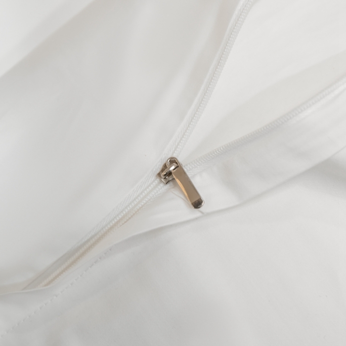 91家纺网 家纺一手货源 找家纺 秀色2025新款轻奢100支贡缎四件套 雅克-皓月白