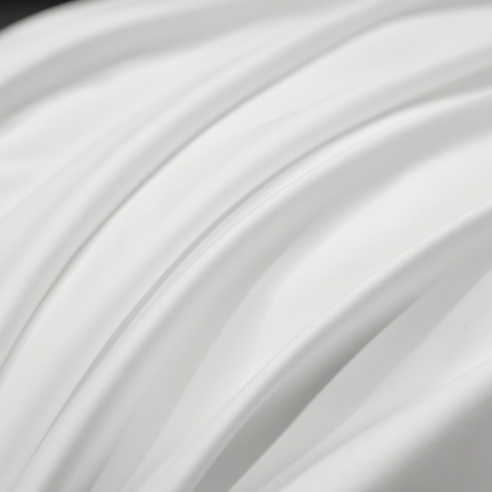 91家纺网 家纺一手货源 找家纺 秀色2025新款轻奢100支贡缎四件套 雅克-皓月白／南瓜桔