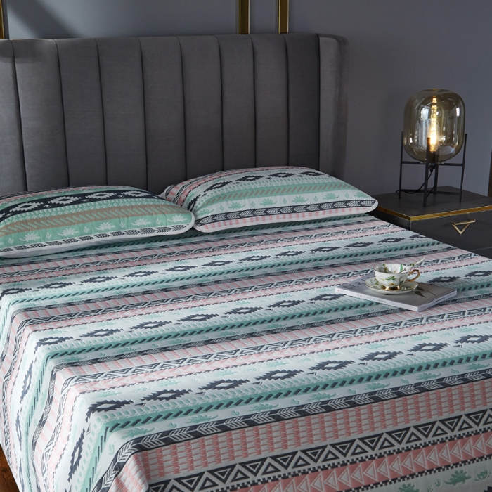 91家纺网 家纺一手货源 找家纺 （总）朴尔家纺 2022年新款全棉六层纱布凉席床单床盖