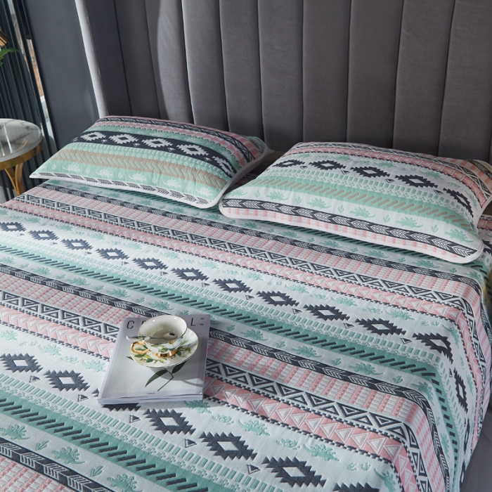 91家纺网 家纺一手货源 找家纺 （总）朴尔家纺 2022年新款全棉六层纱布凉席床单床盖