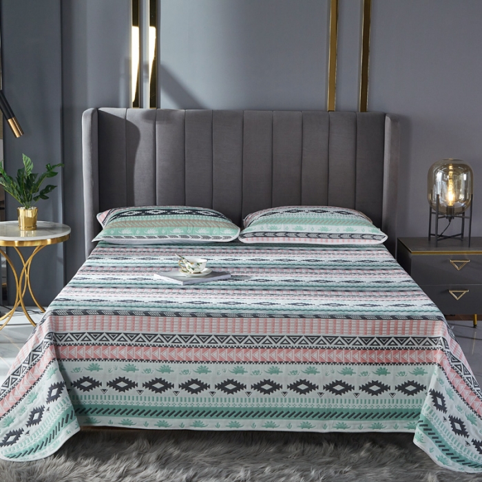 91家纺网 家纺一手货源 找家纺 （总）朴尔家纺 2022年新款全棉六层纱布凉席床单床盖