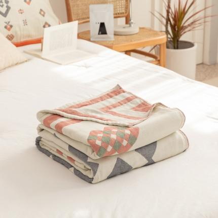 91家纺网 家纺一手货源 找家纺 （总）朴尔家纺 2022年新品波西米亚风全棉四层纱布毛巾被