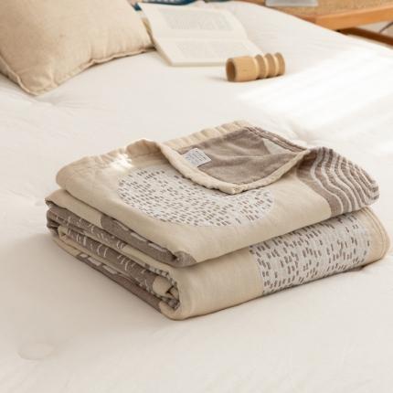 91家纺网 家纺一手货源 找家纺 （总）朴尔家纺 2022年新品波西米亚风全棉四层纱布毛巾被