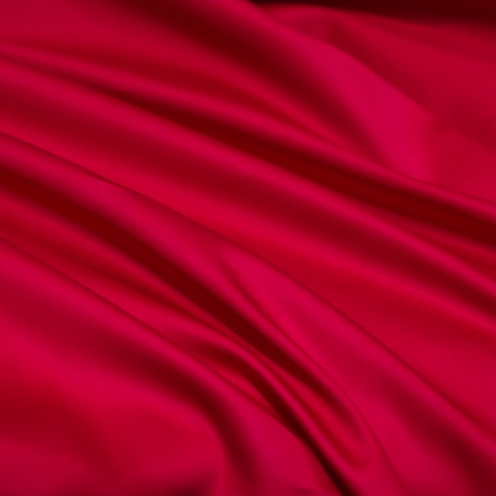 91家纺网 家纺一手货源 找家纺 秀色2025新100支贡缎长绒棉纯色单床笠单件 梦易-海棠红