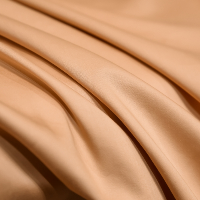 91家纺网 家纺一手货源 找家纺 秀色2025新100支贡缎长绒棉纯色单床笠单件 梦易-南瓜橘