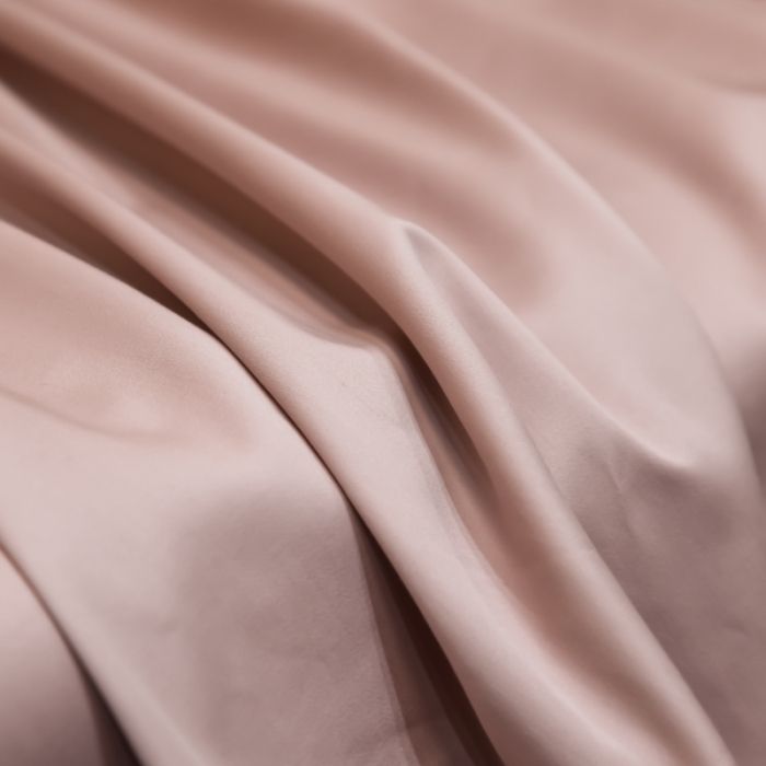 91家纺网 家纺一手货源 找家纺 秀色2025新100支贡缎长绒棉纯色单床笠单件 梦易-玉颜粉