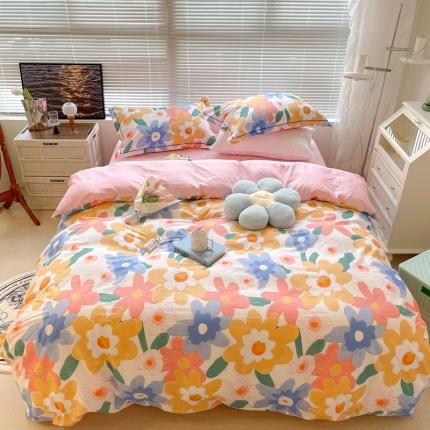 91家纺网 家纺一手货源 找家纺 （总）昔可家纺 2022新款13070工艺款全棉四件套