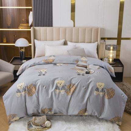 锦罗绣 2024新款纯棉全棉13376印花单被套 名牌熊