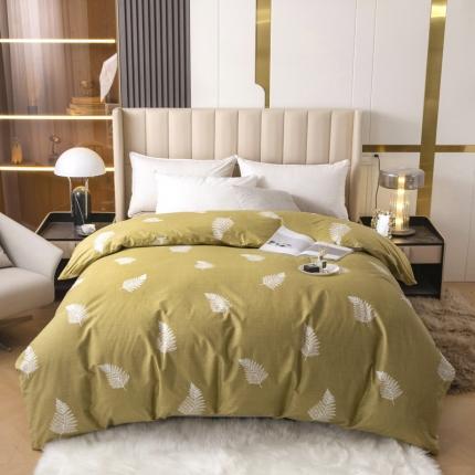 锦罗绣 2024新款纯棉全棉13376印花单被套 素锦