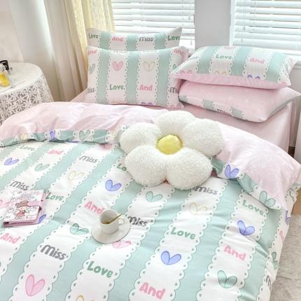 91家纺网 家纺一手货源 找家纺 凌鼎 2025新款40支13372全棉印花四件套 温妮