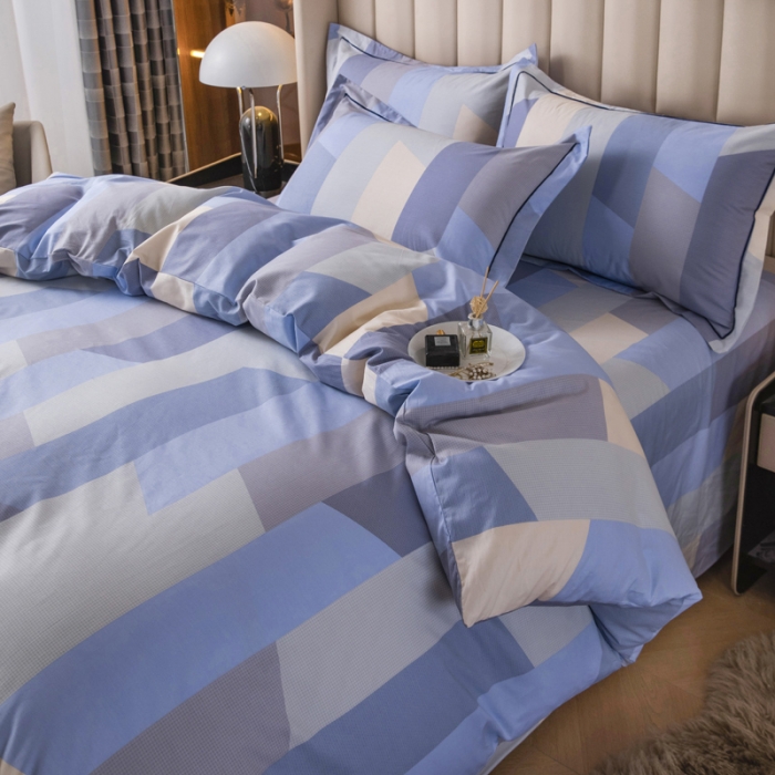 91家纺网 家纺一手货源 找家纺 锦罗绣 2024新款纯棉全棉13376印花四件套 蔚来