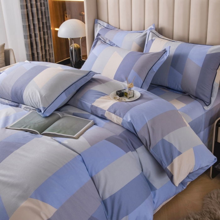 91家纺网 家纺一手货源 找家纺 锦罗绣 2024新款纯棉全棉13376印花四件套 蔚来