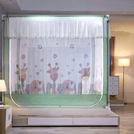 91家纺网 家纺一手货源 找家纺 （总）梦尔佳蚊帐2024新款卡通印花坐床蚊帐