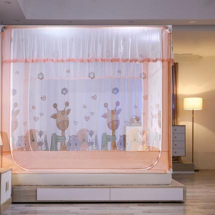 91家纺网 家纺一手货源 找家纺 （总）梦尔佳蚊帐2024新款卡通印花坐床蚊帐