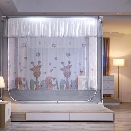 91家纺网 家纺一手货源 找家纺 （总）梦尔佳蚊帐2024新款卡通印花坐床蚊帐